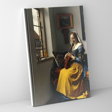 Painted Anarchy Johannes Vermeer Young Woman Playing A Musical Instrument Canvas Print  50X70 cm