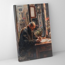 Painted Anarchy Johannes Vermeer Man Writing A Letter Wall Art  50X70 cm