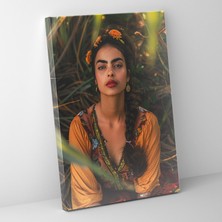 Painted Anarchy Frida Kahlo Style Canvas Print - Frida Kahlo, Canvas Print, Canvas, Home Decoration, 30X50