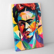 Painted Anarchy Frida Kahlo Style Canvas Print - Frida Kahlo 30X50 cm