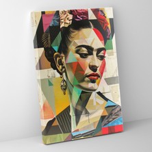 Painted Anarchy Frida Kahlo Style Canvas Print - Frida Kahlo, Frida Kahlo Style, Canvas Print, Wall Decoration, 30X50