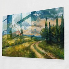 Painted Anarchy Leonardo Da Vinci Glass Wall Art - Leonardo Da Vinci, Wall Decoration, Glass Wall Art, Glass Print, 45 x 30 cm