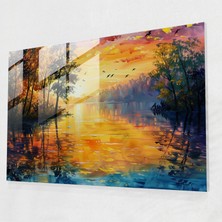 Painted Anarchy Leonid Afremov Glass Wall Art Home Decoration - Leonid Afremov, Glass Wall Art, Home Decoration, Glass Art, 45 x 30 cm