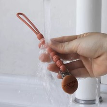 Momas Silikon Diş Kaşıyıcı & Emzik Askısı Bej Renk