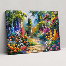 Painted Anarchy Leonid Afremov Floral Garden Wall Decoration - Leonid Afremov, Home Decoration, Wall Decoration, Canvas, 100 x 70 cm