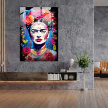 Painted Anarchy Frida Kahlo Pop Art Glass Print - Los Muertos, Los Muertos, Glass Art, Home Decoration, 30X45