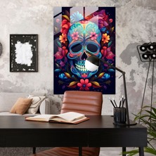 Painted Anarchy Los Muertos Glass Print - Los Muertos, Los Muertos, Glass Print, Intricate Details, 30X45