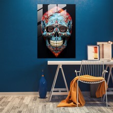 Painted Anarchy Los Muertos Geometric Glass Print - Los Muertos, Los Muertos, Glass Wall Art, Wall Decoration, 30X45