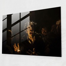 Painted Anarchy Caravaggio Stili Cam Baskı - Caravaggio 45X30 cm