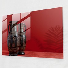 Painted Anarchy Klasisizm Cam Sanatı Yunan Çömlekçiliği  45X30 cm