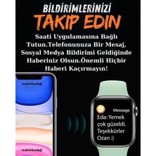 Wair Teknoloji T10 Ultra Akıllı Saat Güncel Yazılım Ios ve Android Uyumlu Kordon Hediyeli Büyük Ekran  49MM