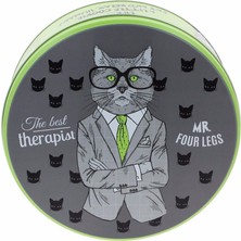 Es Dekor Wuw The Best Therapist Mr. Four Legs Metal Kutu Dekoratif Obje Has Fur Life A Little Cookie 1 Adet