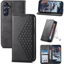 SZY Mall Samsung Galaxy M54 Cüzdan Için Flip Case El Kayışı Standı Günlük Kullanım Eşkenar Dörtgen (Yurt Dışından)