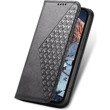 SZY Mall Samsung Galaxy M54 Cüzdan Için Flip Case El Kayışı Standı Günlük Kullanım Eşkenar Dörtgen (Yurt Dışından)