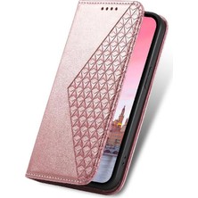 SZY Mall Samsung Galaxy M54 Cüzdan Için Flip Case El Kayışı Standı Günlük Kullanım Eşkenar Dörtgen (Yurt Dışından)