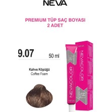 Nevacolor Tüp Saç Boyası 9.07 Kahve Köpüğü 50ml X2