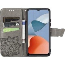 SZY Mall Zte A34 Flip Kapak Için Flip Case Darbeye Deri Kılıf Basit Iş (Yurt Dışından)