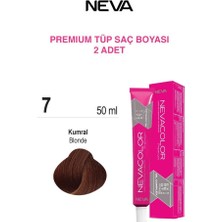 Nevacolor Tüp Saç Boyası 7. Kumral 50ml X2