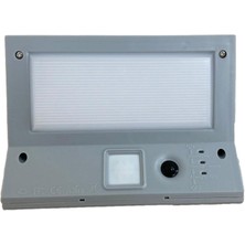 Uzmlight Ack Solar LED Armatürü Sensörlü  Duvar Tipi 169X120MM 6W/300LM 3000K IP65 3.2V/2200MAH 21 Çipli