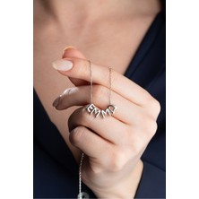 Silvano Jewelry 925 Ayar Gümüş Balon Harf Isimli Kolye