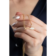 Silvano Jewelry 925 Ayar Gümüş Isimli Kuğu Kolye