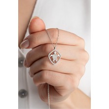 Silvano Jewelry 925 Ayar Gümüş Dönen Kaplumbağa Kolye