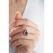 Silvano Jewelry 925 Ayar Gümüş Mix Damla Kolye