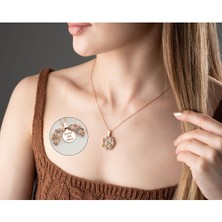 Silvano Jewelry 925 Açılabilen Çiçek Buketi Gümüş Kolye