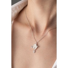 Silvano Jewelry 925 Ayar Gümüş Gezegen Kolye