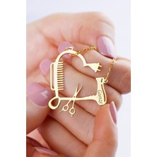 Silvano Jewelry 925 Ayar Gümüş Isimli Kuaför Kolyesi