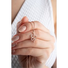 Silvano Jewelry 925 Ayar Gümüş Yılan Kolye