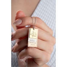 Silvano Jewelry 925 Ayar Gümüş Dualı Allah Lafzı Kolye