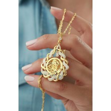 Silvano Jewelry 925 Ayar Gümüş Madalyon Kolye
