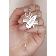 Silvano Jewelry 925 Ayar Gümüş Erkek Kuaför Kolyesi