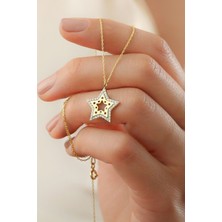 Silvano Jewelry 925 Ayar Gümüş Yıldız Kolye