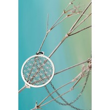 Silvano Jewelry 925 Ayar Gümüş Yaşam Çiçeği Kolye