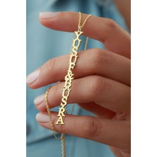 Silvano Jewelry 925 Ayar Gümüş Isimli Trend Kolye