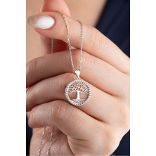 Silvano Jewelry 925 Ayar Gümüş Hayat Ağacı Kolye