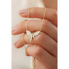 Silvano Jewelry 925 Ayar Gold Peri Gümüş Kolye