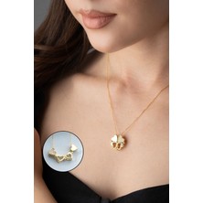 Silvano Jewelry 925 Ayar Gümüş Mıknatıslı Kalp Kolye