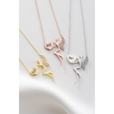Silvano Jewelry 925 Ayar Gümüş Isimli Peri Kolye