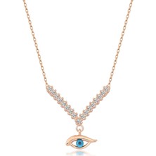 Silvano Jewelry 925 Ayar Gümüş Göz Kolye