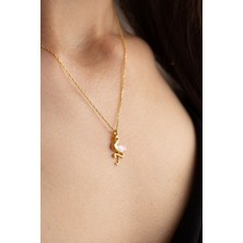 Silvano Jewelry 925 Ayar Gümüş Mineli Kuğu Kolye