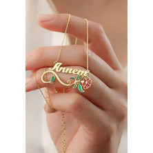 Silvano Jewelry 925 Ayar Gümüş Annem Karanfil Kolye