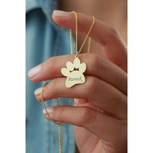 Silvano Jewelry 925 Ayar Gümüş Isimli Pati Kolye
