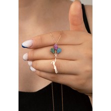 Silvano Jewelry 925 Ayar Gümüş Balonlu Kadın Kolye