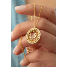 Silvano Jewelry 925 Ayar Gümüş Vav Desenli Kolye