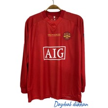 Dayı Balı Manchester United Cristiano Ronaldo 2008 Kırmızı Uzun Kol Şampiyonlar Ligi Forması
