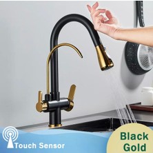 OEM Banyo Lavabo Bataryası Altın Dore Gold Şelale Tasarım Yeni 7 Yıl Güvenceli