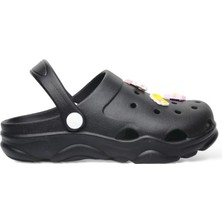 Liger Kaymaz Taban Deniz Plaj Havuz Çocuk Terlik SİYAH